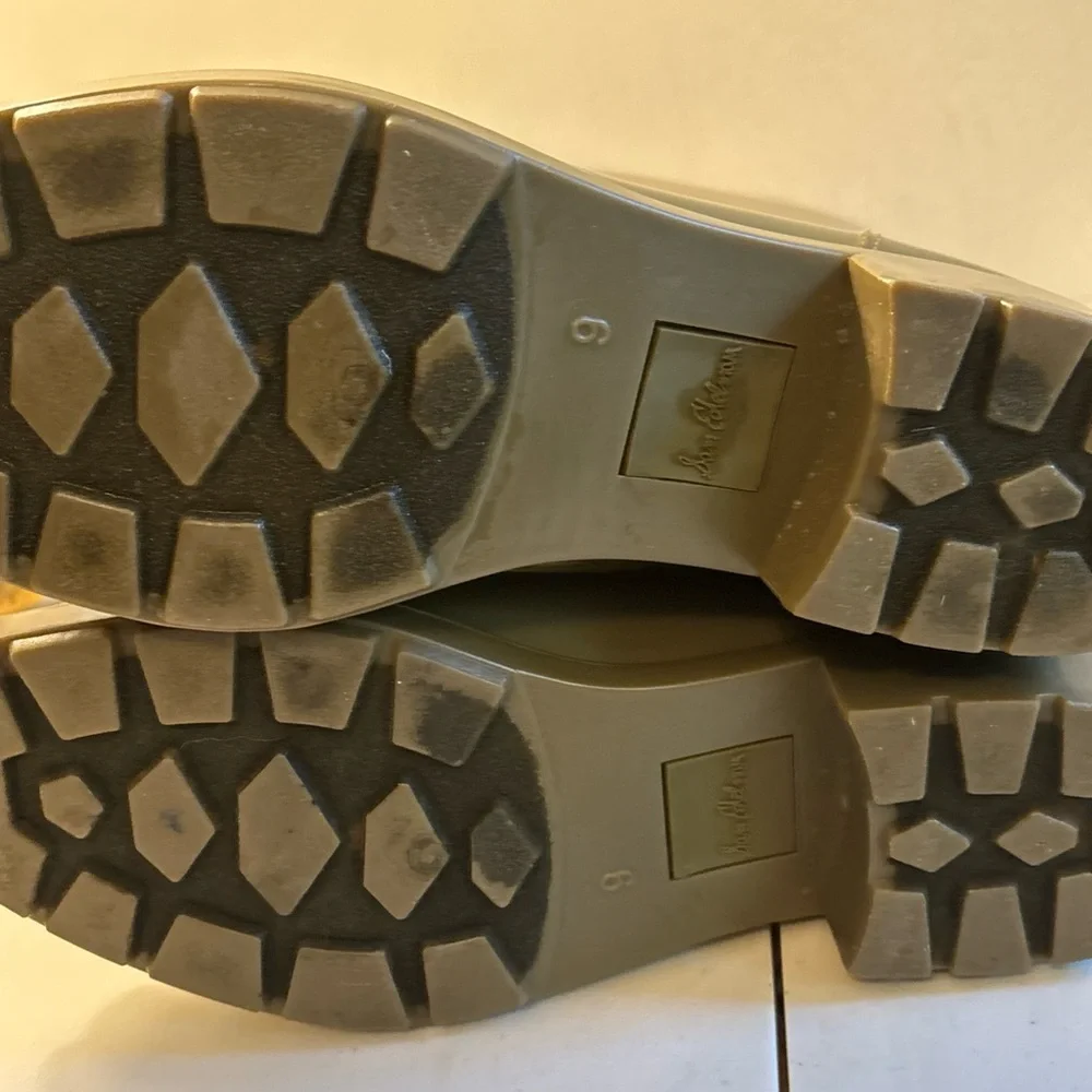 Sam Edelman Rubber Rain Glossy Knee-High Boots - Picture 8 of 14